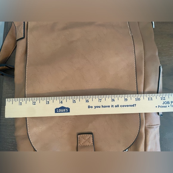 Vino Two Bottles Wine Tote Messenger Carrier (Brown) -NWOT - Picture 4 of 5